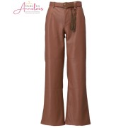 K-Design Broek B751 vegan leather Mocha Mousse K-Design Broek B751 vegan leather Mocha Mousse